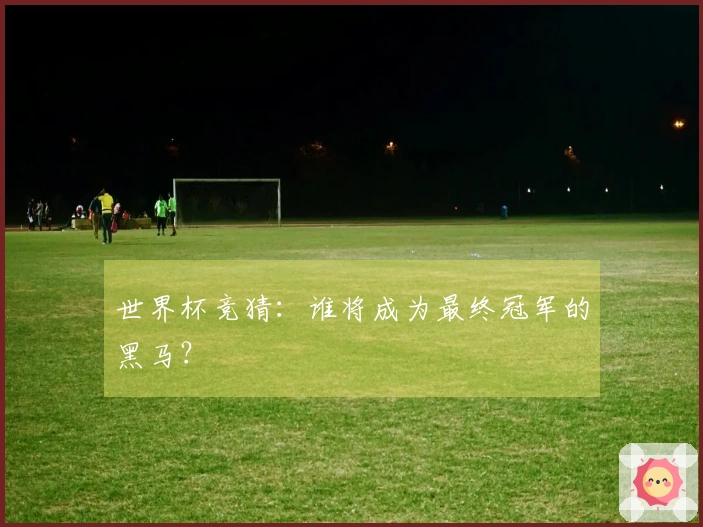世界杯竞猜：谁将成为最终冠军的黑马？
